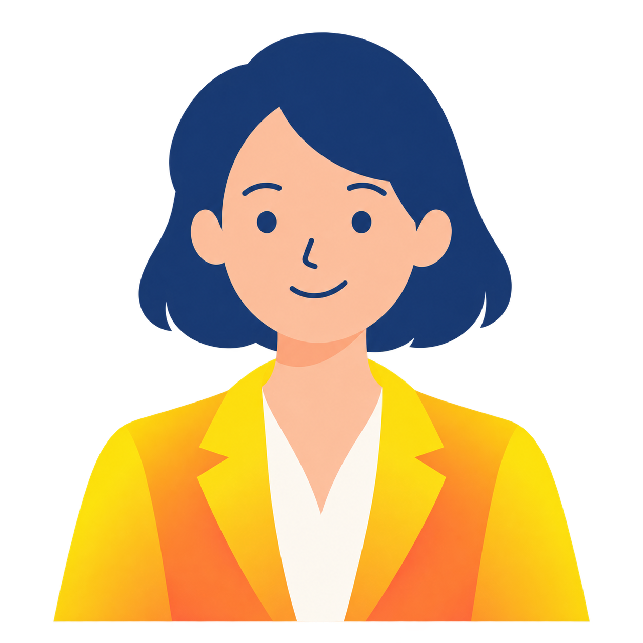 微笑みの女性コンサルタント